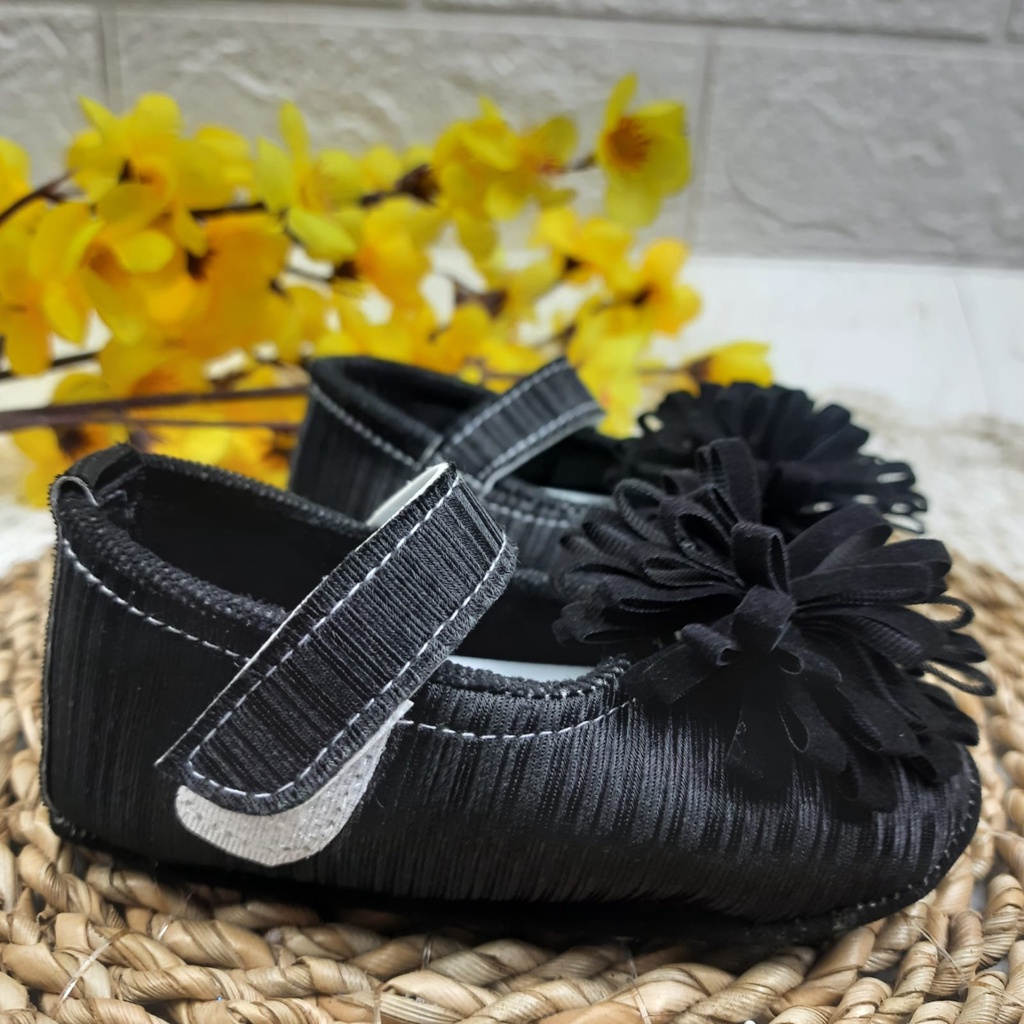 mandirishoestore-SEPATU  ANAK BAYI PEREMPUAN BUNGA MEKAR ALBANY 0-12 BULAN LPY03