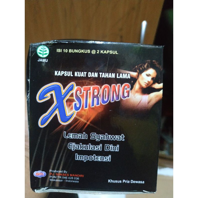 xstrong kapsul penambah stamina pria , original