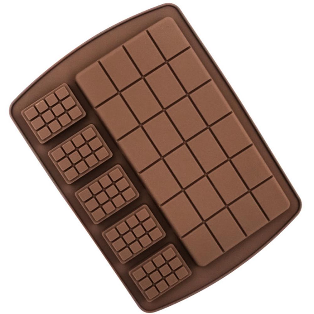 [Elegan] Cetakan Coklat DIY Handmade Caramels Candy Mould Pralines Bar Mold Fondant