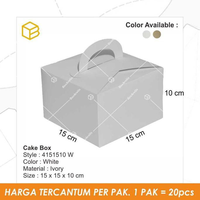 

Produk Terbaik] 4151510 W | Dus Kue, Box Kue, Cake Box, Gift Box, Kado, Souvenir Box