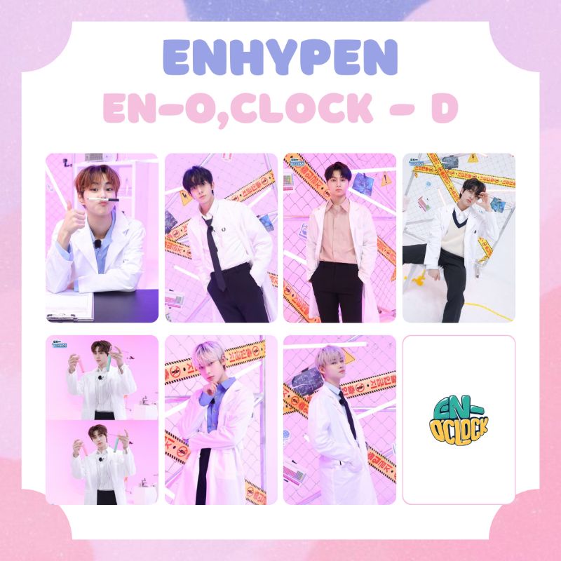 [ENHYPEN] PHOTOCARD ENHYPEN EN-O'CLOCK #1 ‼️ BACA DESKRIPSI ‼️