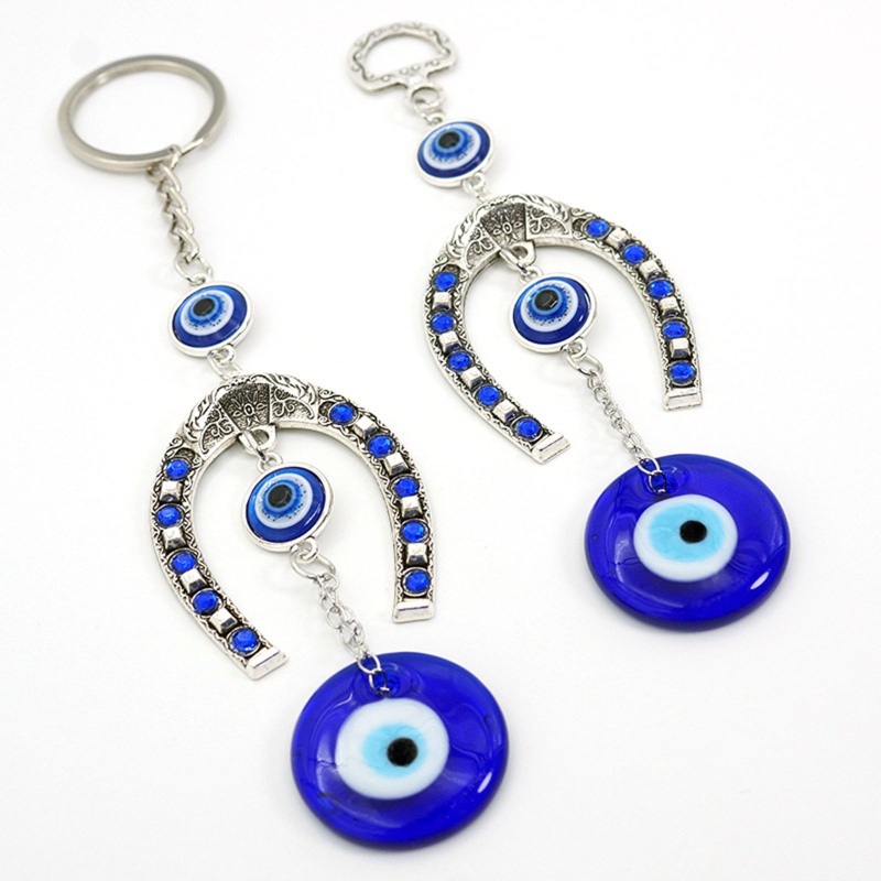 Siy for Evil Eye Bead Hiasan Dinding Liontin Keyring Rumah Untuk Perlindungan Pesona Dinding De