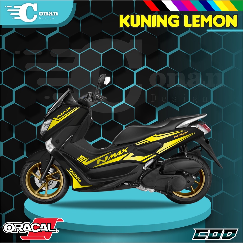 Aksesoris Motor Nmax Cutting Sticker Nmax Stiker Motor Nmax Striping Nmax 2019 All Nmax - NMxB42