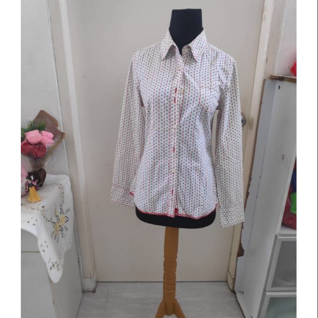 Preloved kemeja logo jeans