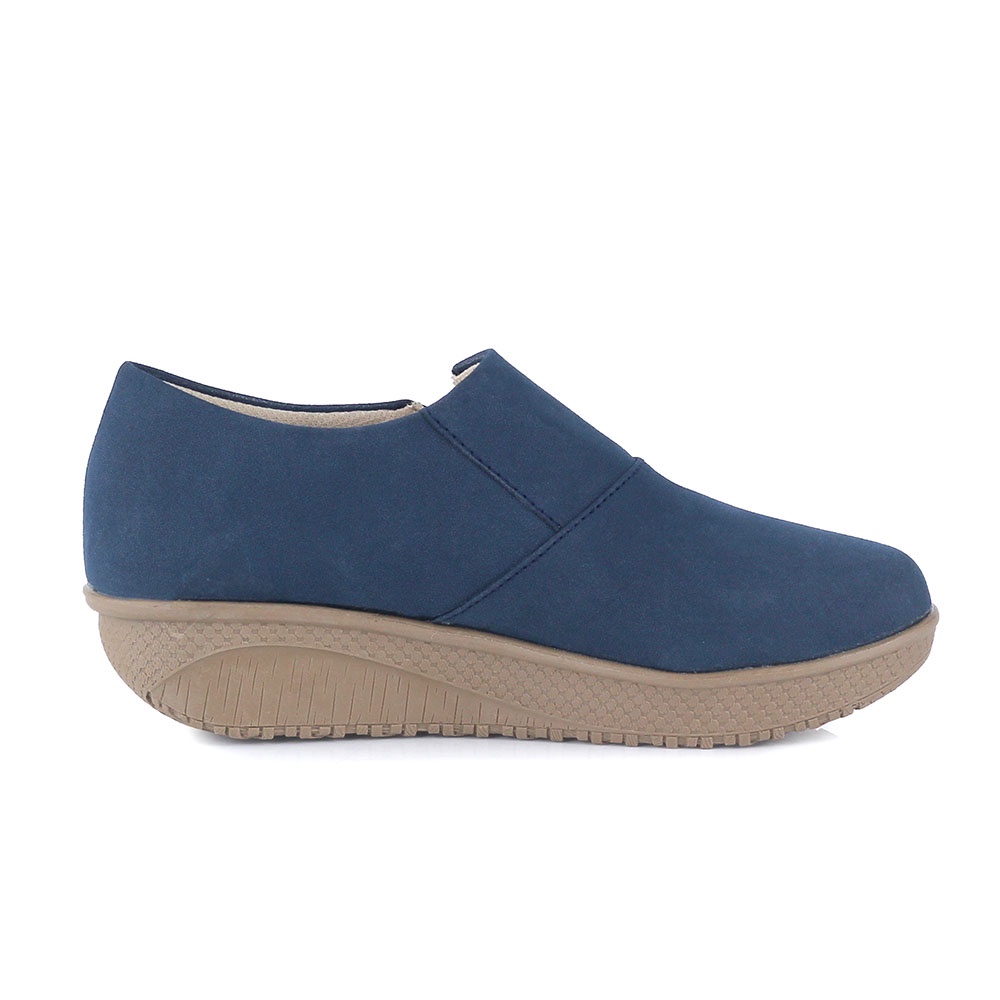 Sepatu Wanita Wedges Casual Slip On Cewek Original Distro Bandung L657