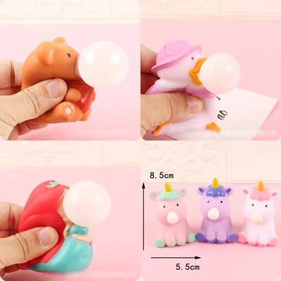 [ORGM]Aneka Mainan Squishy Blow Bubble Lucu Gemes Squishy Bulat Onde