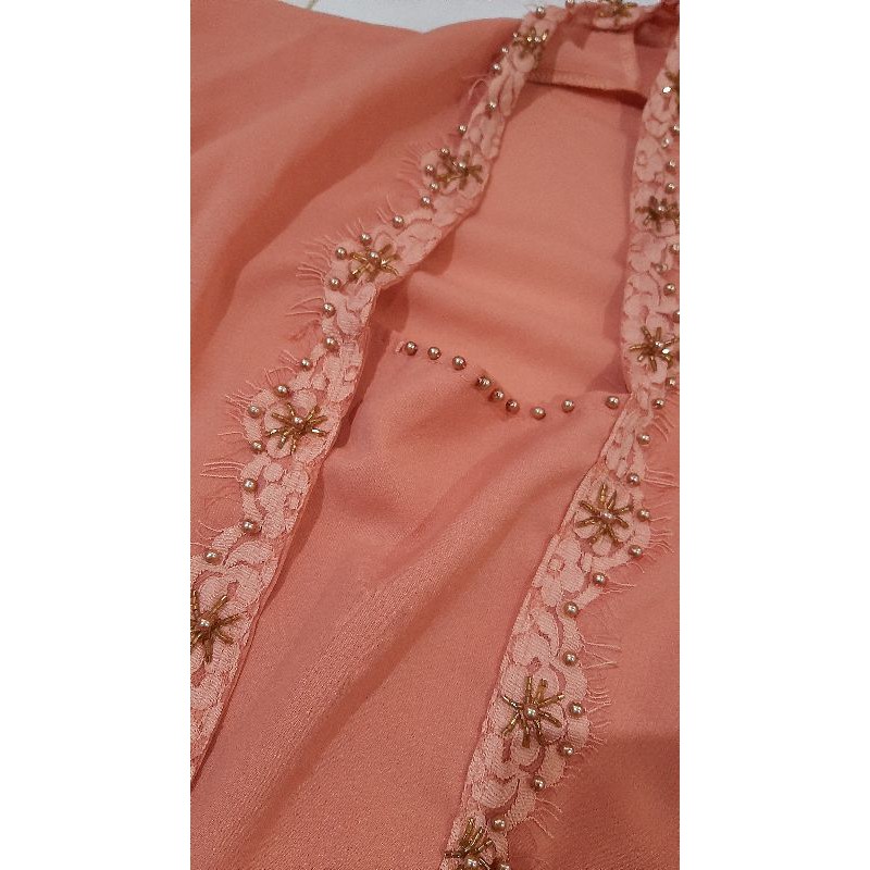 NEW Kebaya jadi sifon kutu baru kebaya bali payet salmon