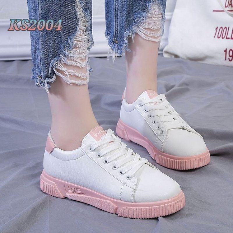 [SALE] LITTLE WHITE SNEAKERS WANITA KOREAN KS2004 KS