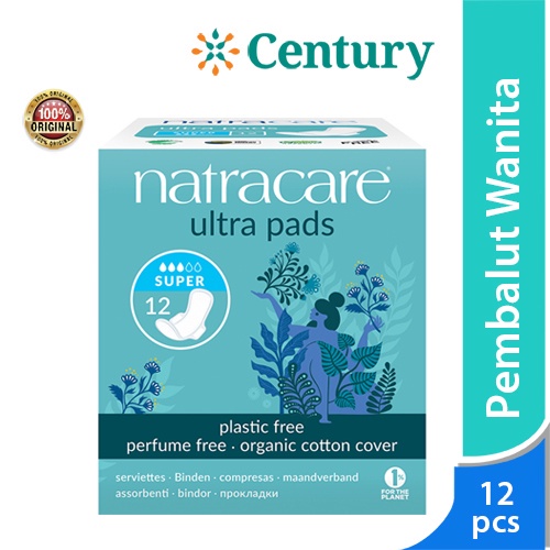 Jual NATRACARE ORGANIC & NATURAL ULTRA PADS SUPER 12 / PEMBALUT ORGANIK