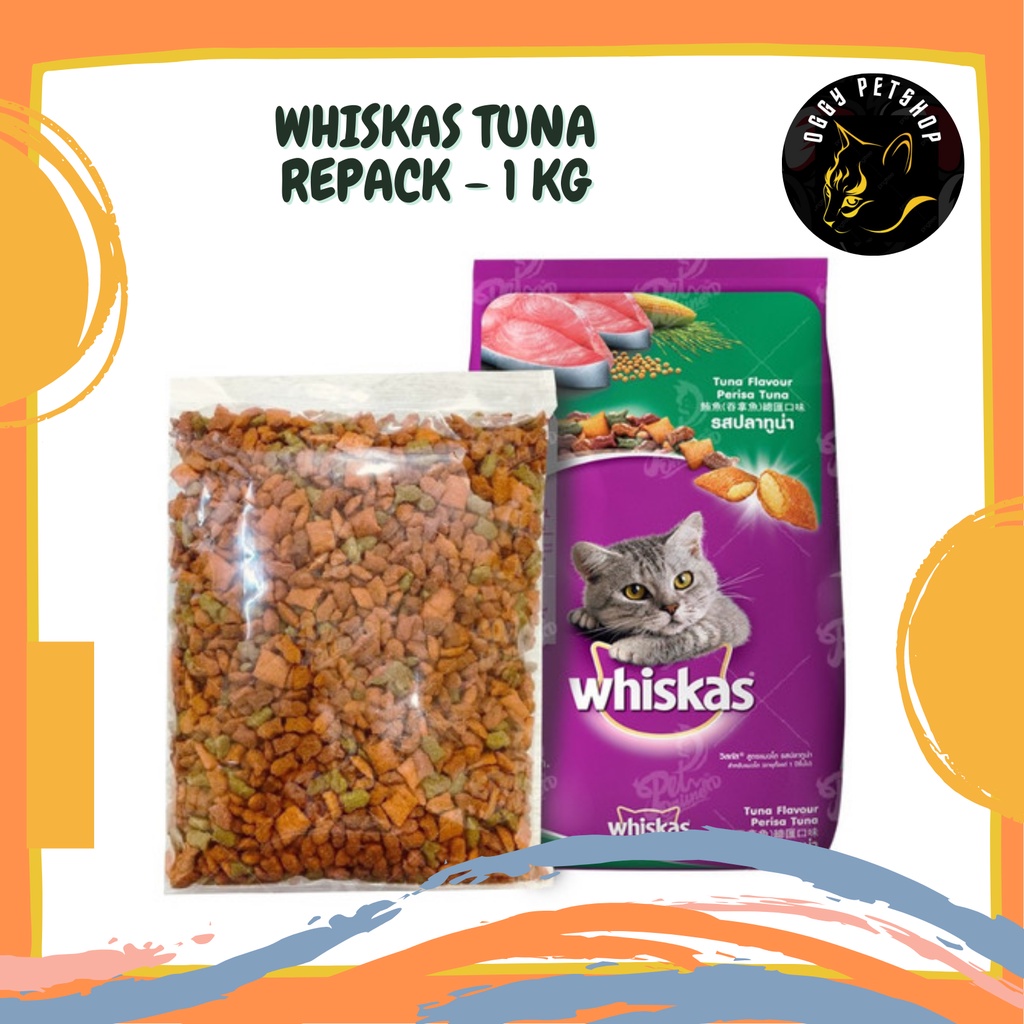 Makanan Kucing WHISKAS TUNA 1KG | WHISKAS TUNA ADULT 1Kg