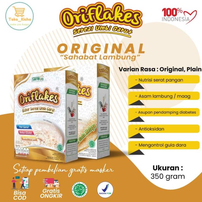 

Big Sale Oriflakes Gastro umbi garut solusi asam Lambung 350 gram-Original Big Sale