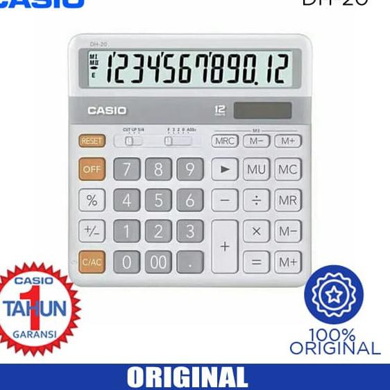 

xfv><zaj-634 KALKULATOR CASIO DH 20 - Hitam