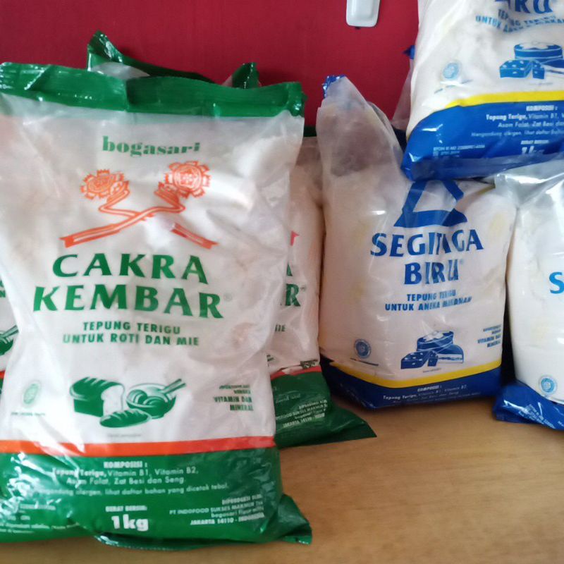 

Tepung segitiga dan Cakra kemasan eco