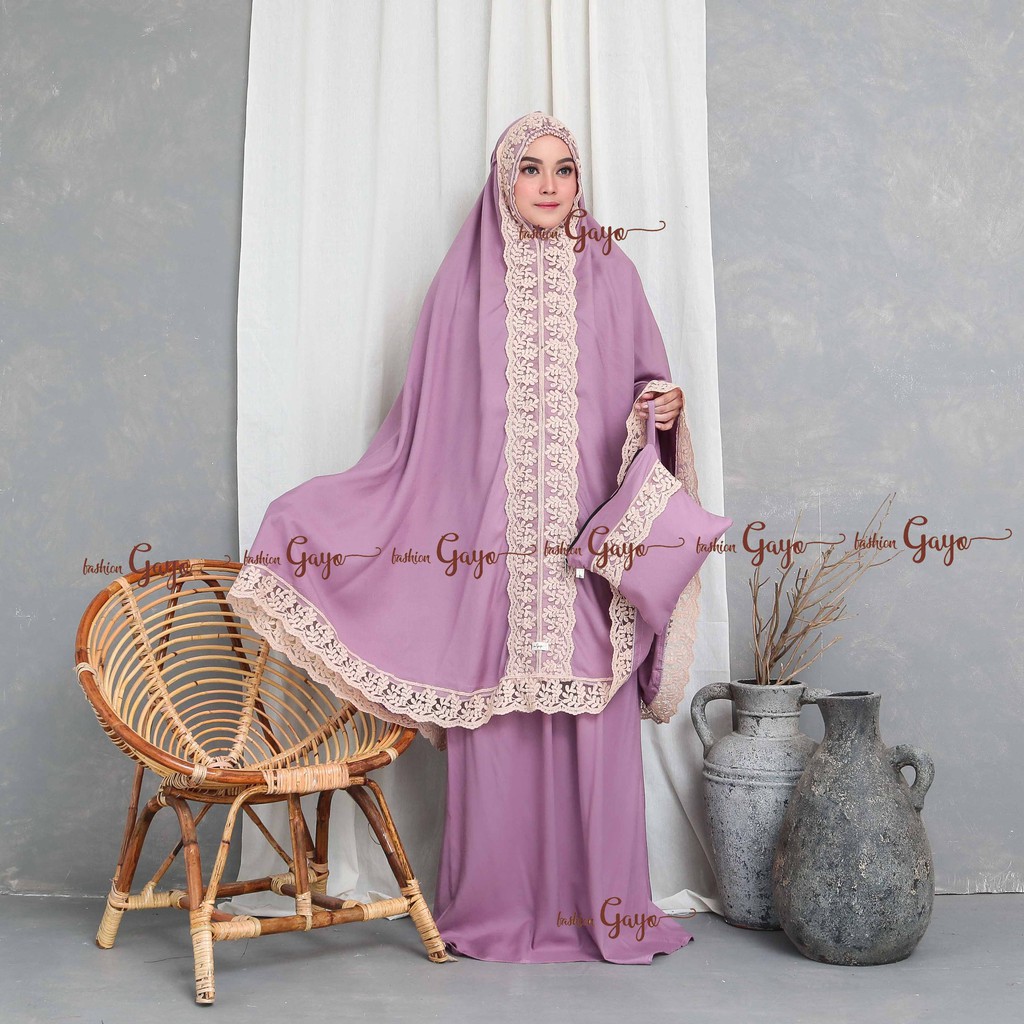 Mukena Bali Katun Rayon Putri Malu