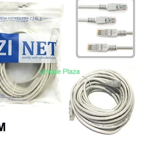 ✮ IZINET KABEL LAN UTP CAT.5E 10 METER SIAP PAKAI ۩