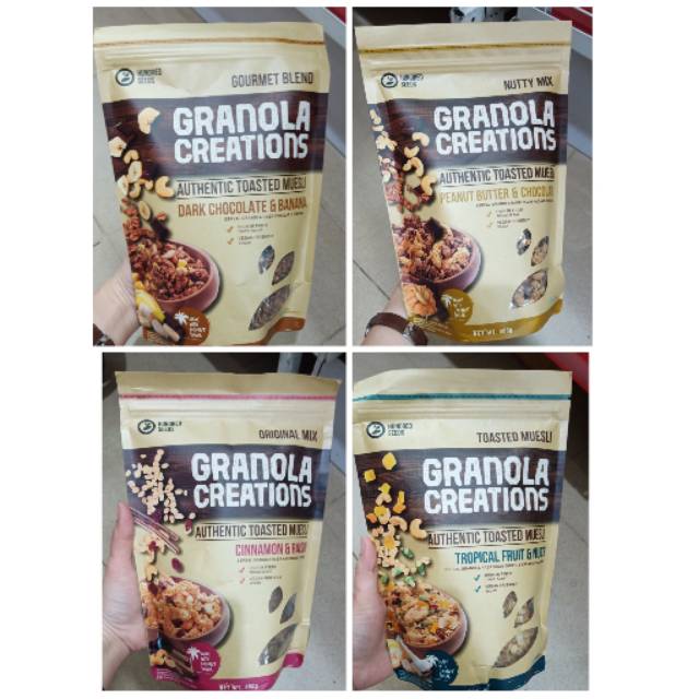 

Hundred seeds granola creations authentic toasted muesli 400 gr