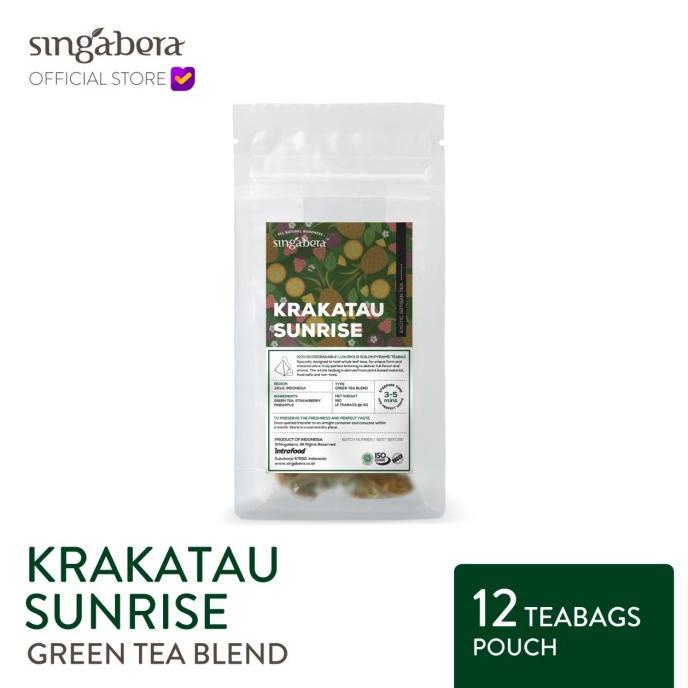 

[COD] Singabera Tea & Tisane Krakatau Sunrise Fruity blend 12 teabag [COD]