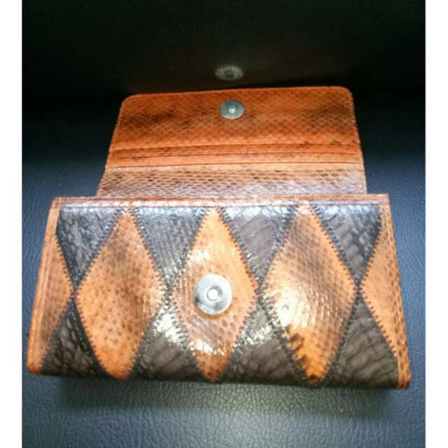 Dompet wanita kulit ular asli
