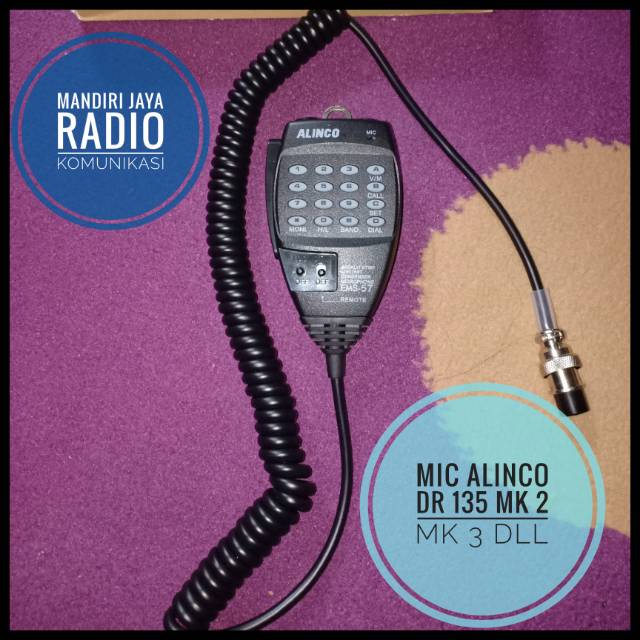 Mic alinco dr 135 mk 2 mk 3 dr 138 620 630 ems 57 Baru