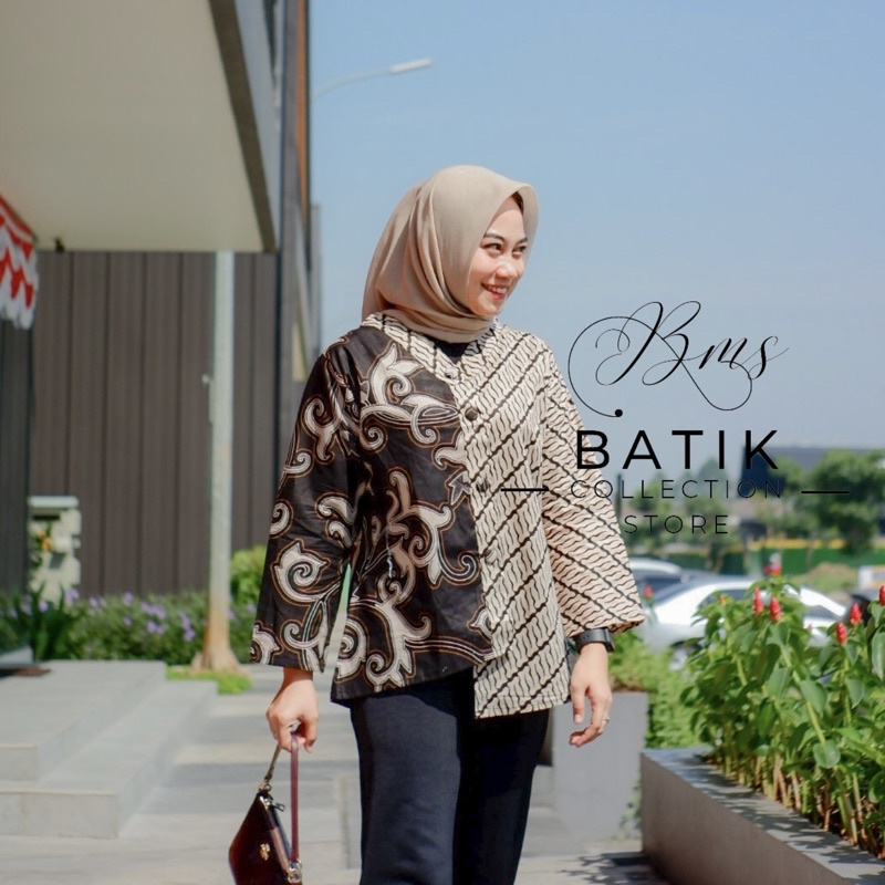 BATIK WANITA / ATASAN BATIK WANITA / BLOUSE WANITA / BATIK WANITA KERJA / BATIK WANITA MURAH