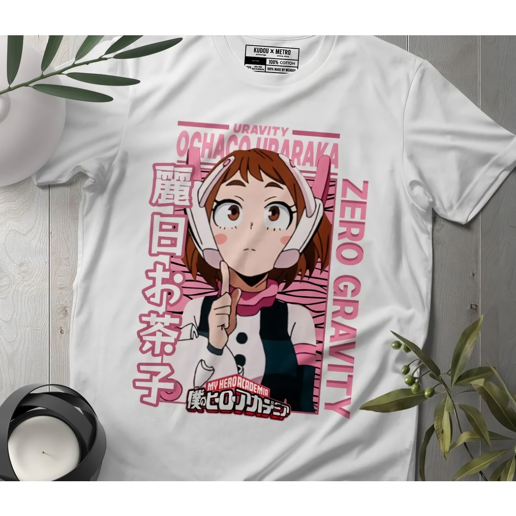 Tshirt Uraraka Ochako Anime Manga BNHA My Hero Academia Premium Unisex