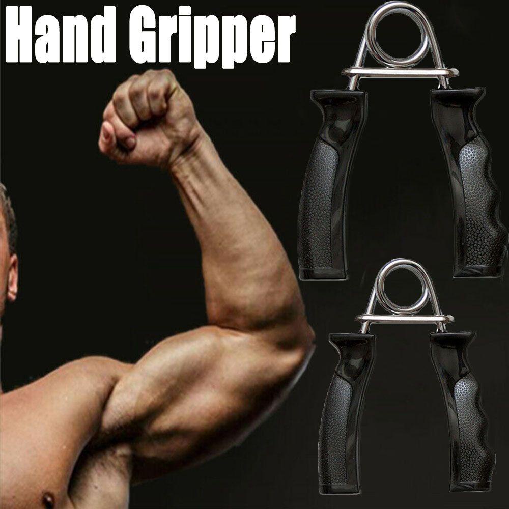 Agustina Hand Grips Plastic Steel Expander Forearm Berolahraga Gym Trainer Latihan Berat Latihan Otot Pergelangan Tangan