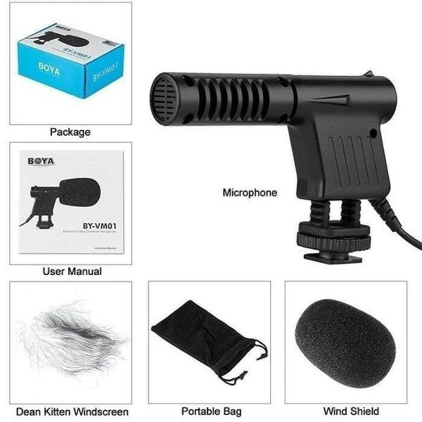 mic kamera boya mic dslr microphone condensor boya mic camera slr