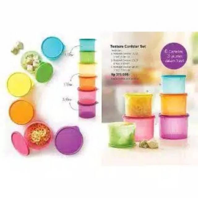 Texture canister set