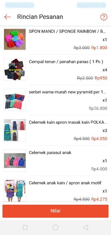 Celemek Parasut Anak