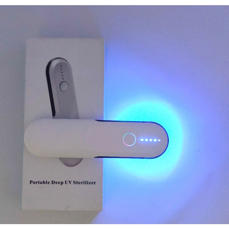 LED UVC Lampu UV pocket USB sterilizer disinfektan ANTI VIRUS