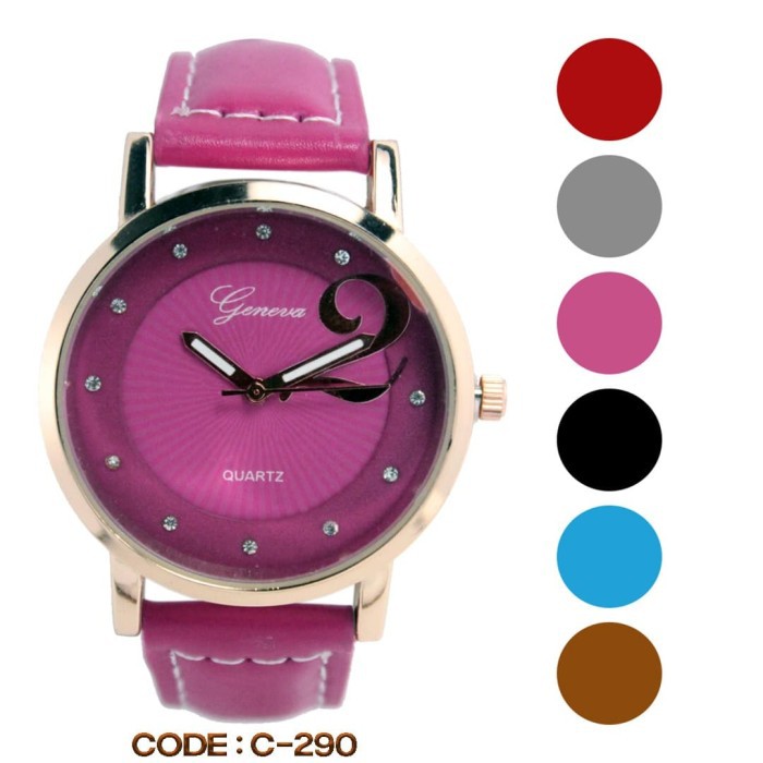 NEW Jam Tangan Wanita Mewah Analog Fashionable C-290