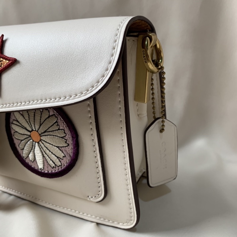 Coach Tabby 26 White With Patch  (5844)