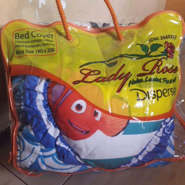 Raishacollection Bedcover Lady Rose Rumbai King Size