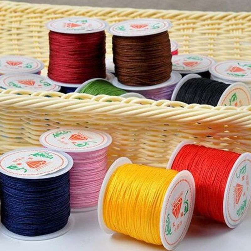 Bahan Gelang Tali Nilon Cina Giok Macrame Bracelet DIY Tali Gelang Nama (NO ELASTIS)