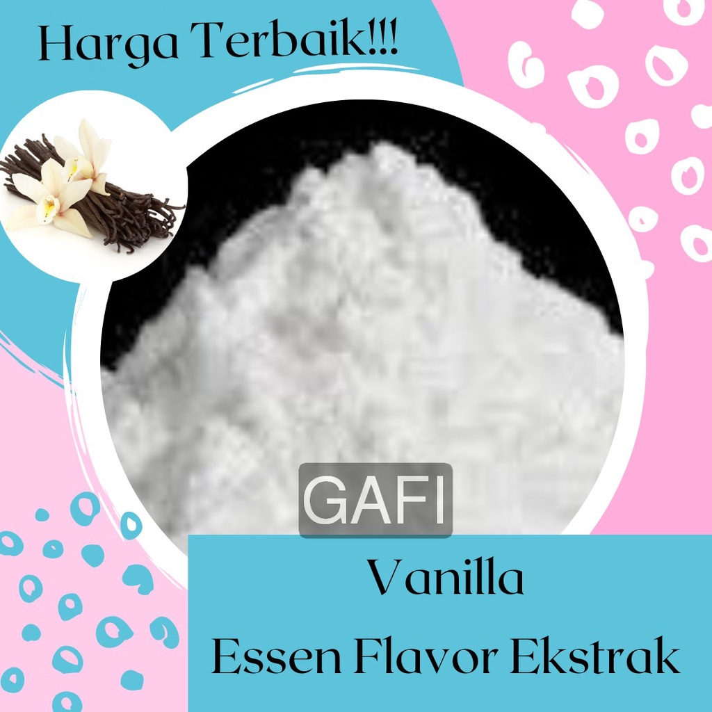 

Bubuk Essen Vanila 1/2Kg Tepung Essen Flavor Ekstrak Vanila Powder 500Gr Murah Premium Aneka Instan Asli Enak Terbaik Essence Flavour Extract Halal Murni Original No Sugar No Creamer Pabrik Grosir Agen Distributor Toko Reseller Open