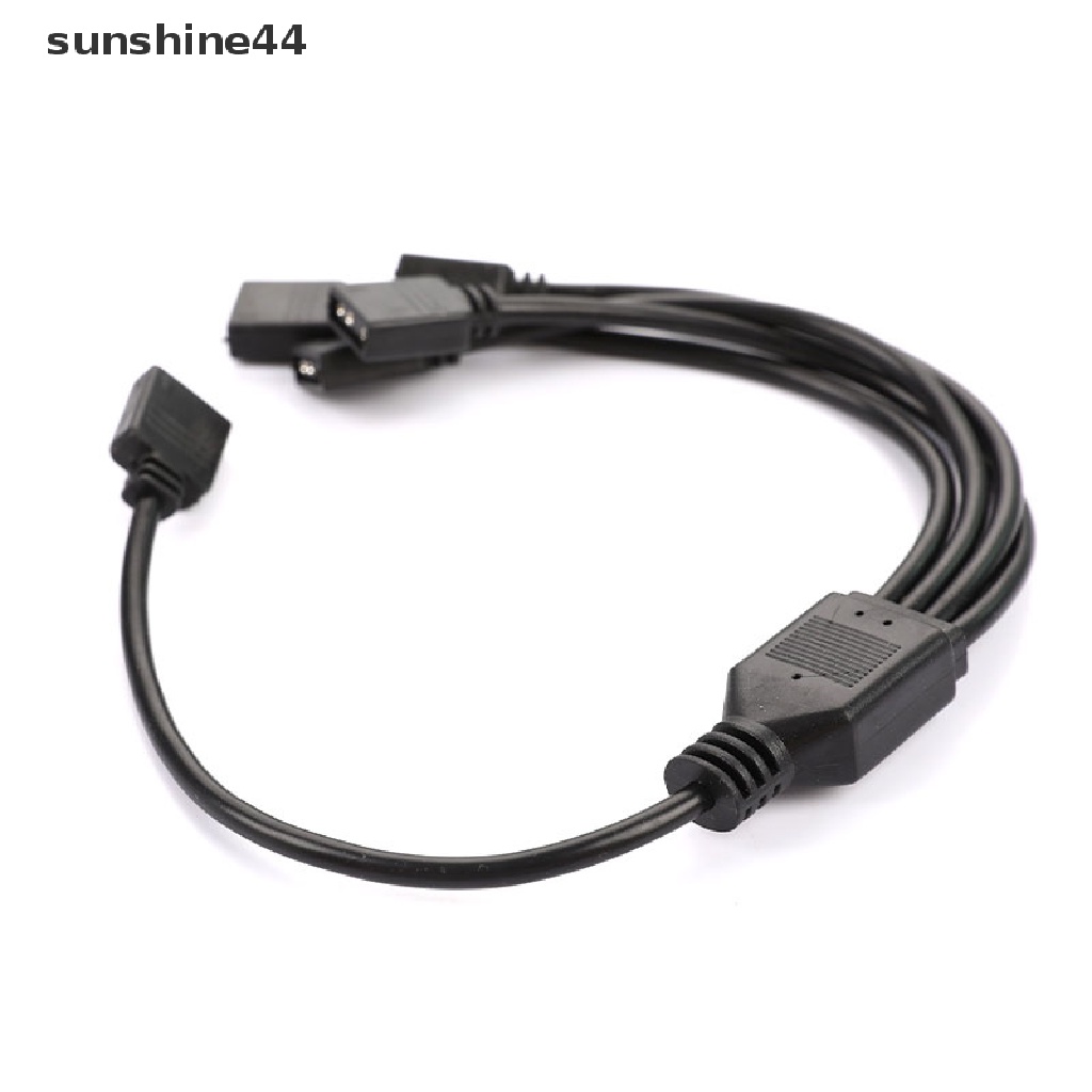 Sunshine ARGB 5V 3Pin Kabel Extension Adapter Untuk Casing PC 12v 4pin RGB