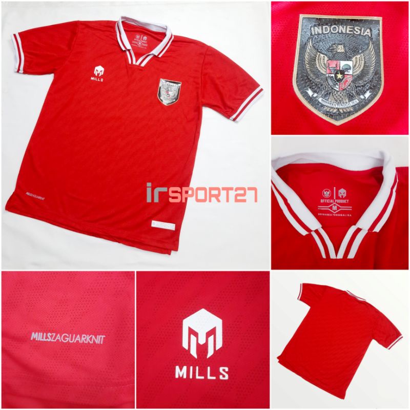 Jersey Timnas Indonesia home official 2022 - 2023