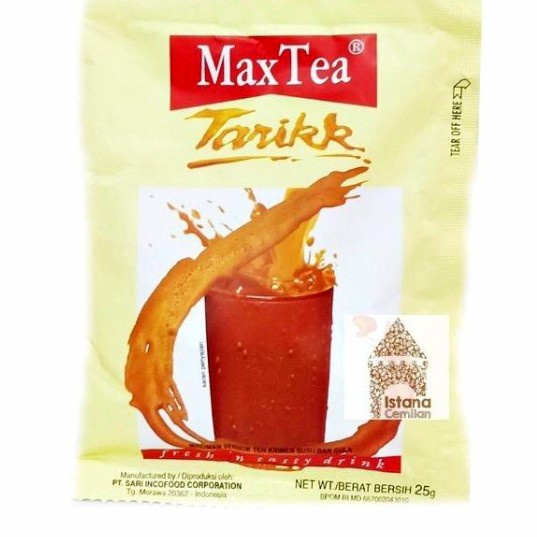 Jual Max Tea Teh Tarik Sachet 25 Gr Shopee Indonesia 2858