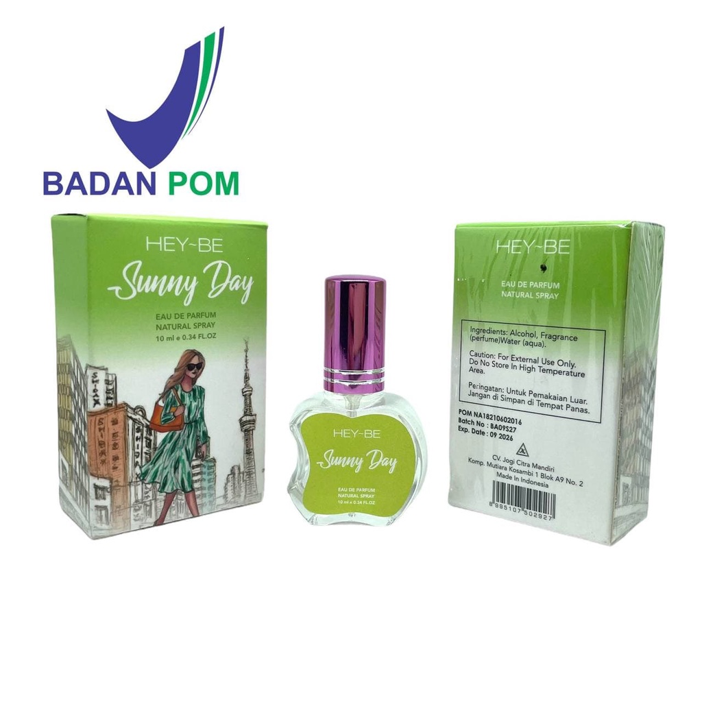 7 VARIAN HEY-BE [BPOM] PARFUM 10ML EDP PARFUME WANITA TAHAN LAMA 24 JAM