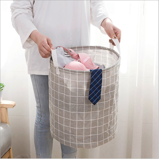 Laundry Bag Kain Tempat Simpan Baju Kotor Keranjang Pakaian StorageBox