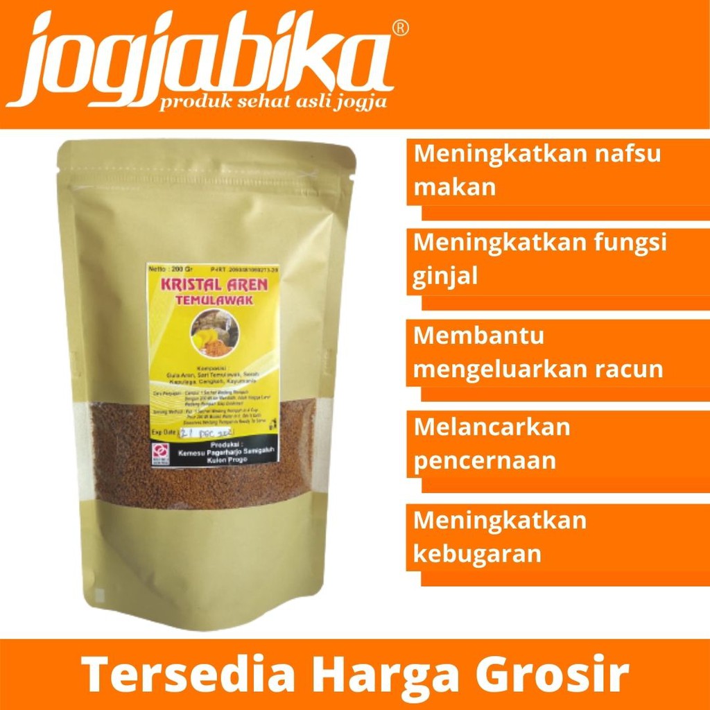 

Wedang Temulawak Gula Aren Semut Kristal 200 g