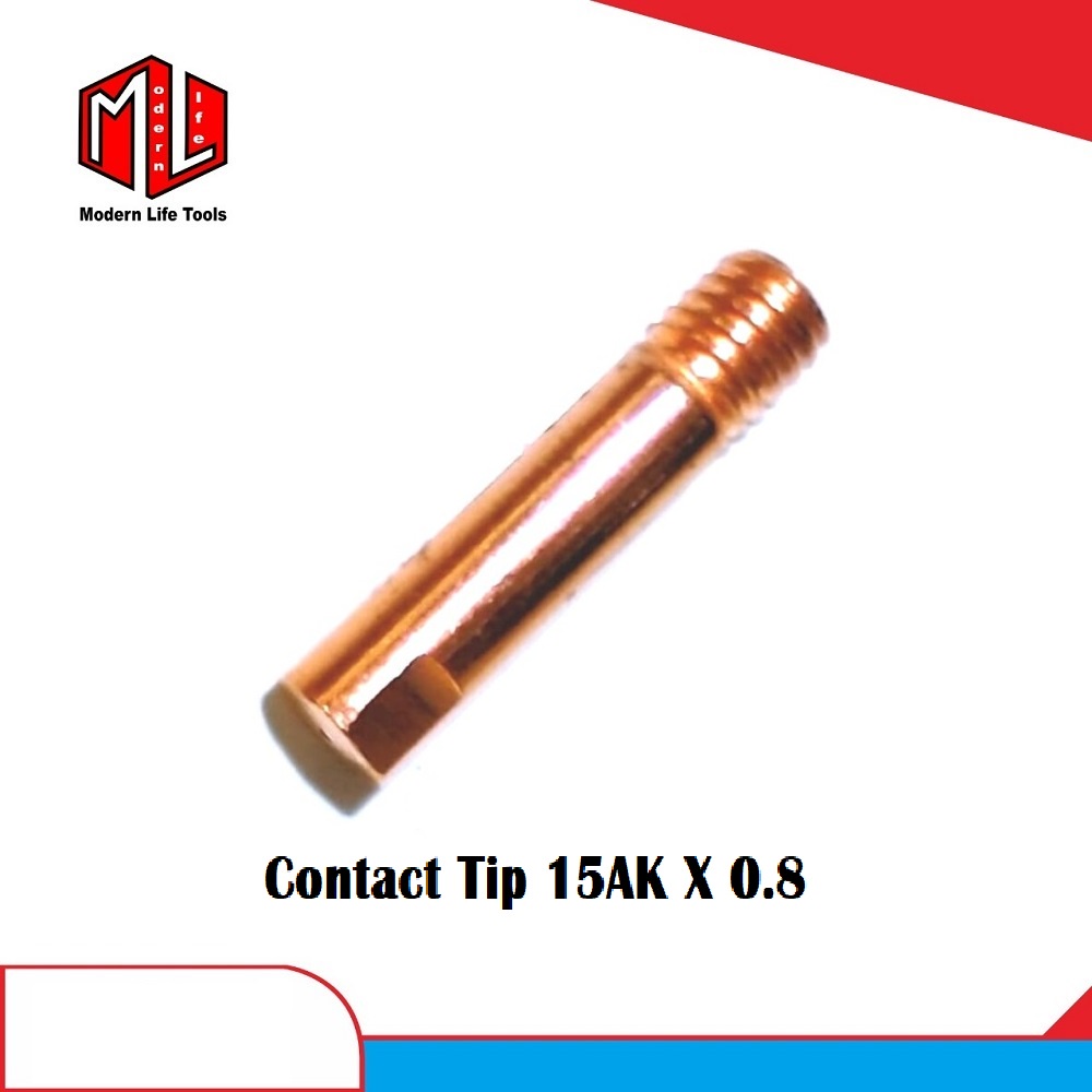 Kontak Contact Tip Mb15 M6*25*0.8 Mig Co Co2 Utk Torch MB 15AK MB-15