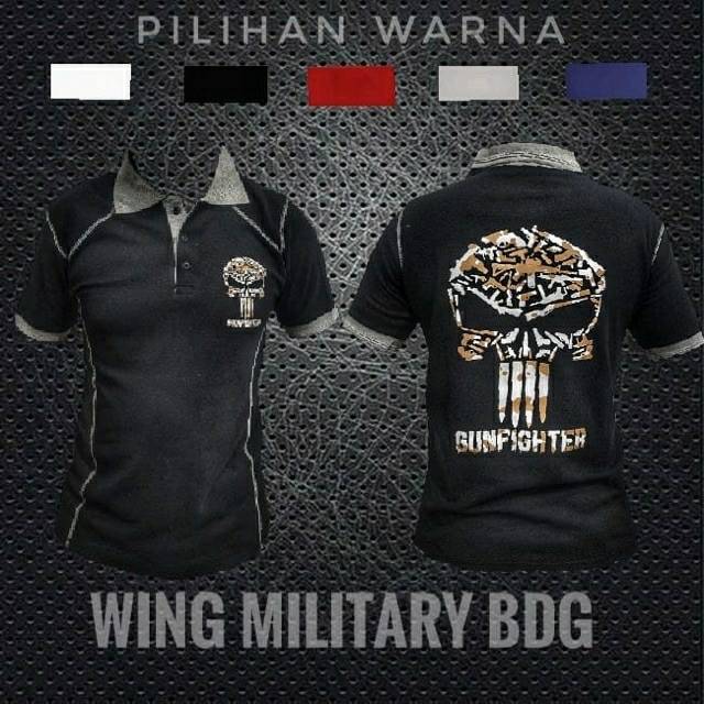 Kaos pendek tactical polo tshirt new variant