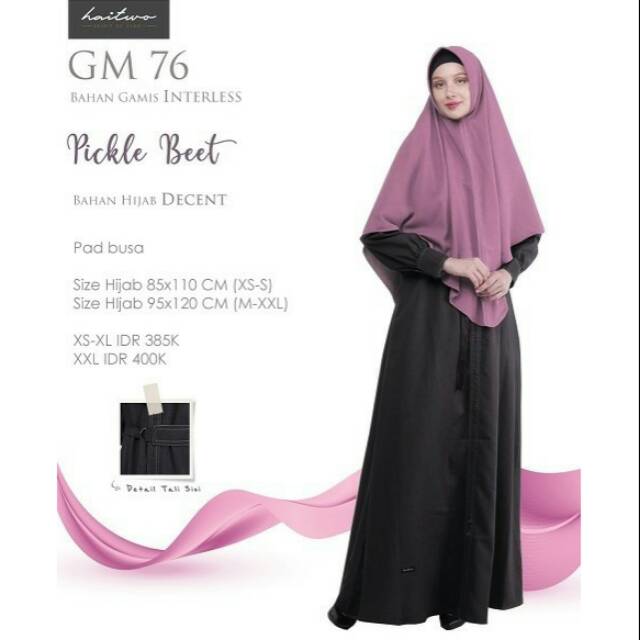 Set Gamis Haihai Haitwo GM 76