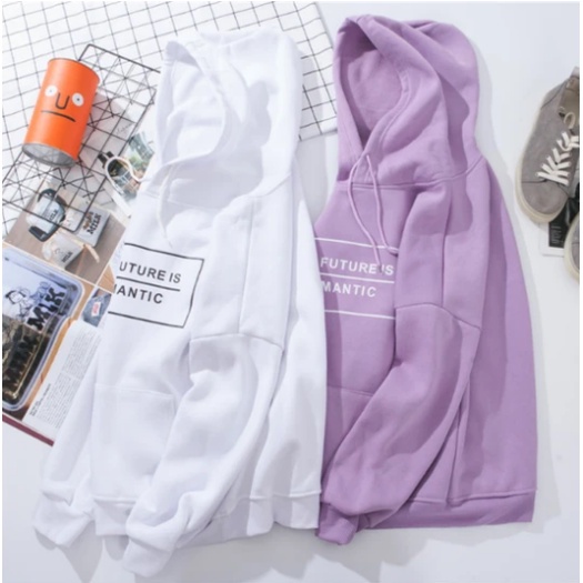 Sweater Hoodie Couple / Jaket pasangan ROMANTIC COUPLE Bahan Fleece Premium