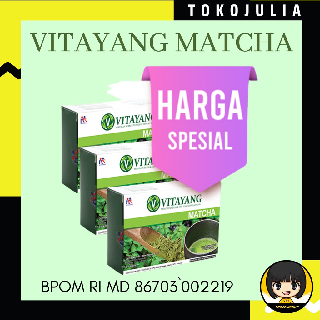 

PROMO ! VITAYANG MATCHA @3KOTAK