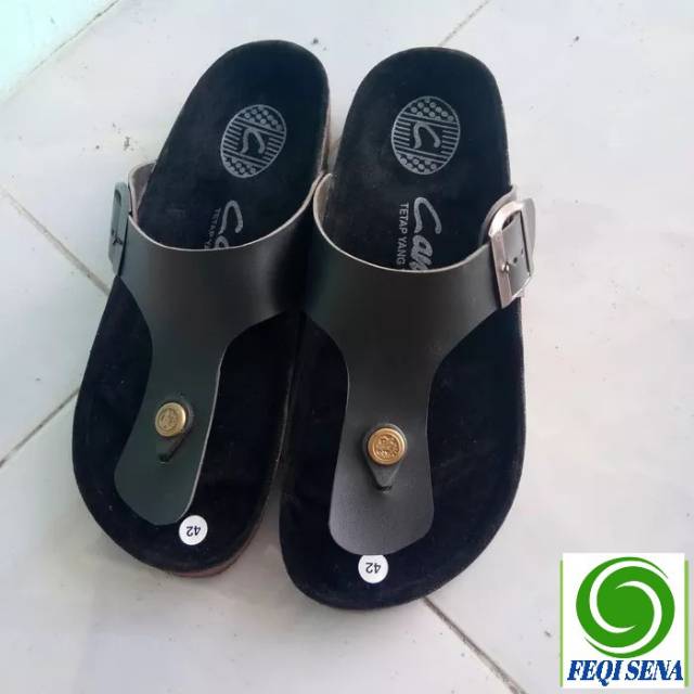 SANDAL CARVIL PRIA WANITA SANDAL KULIT MURAH (COD)