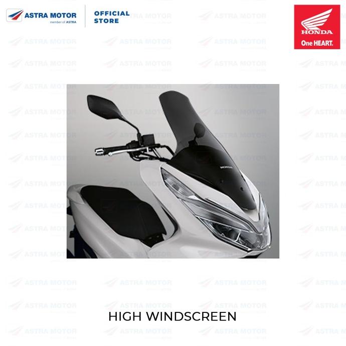 HIGH WINDSCREEN (TAMENG ANGIN) HONDA PCX 150 08S10K97G00 astr44 Juara