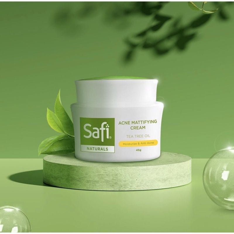 SAFI Naturals Series | Acne Clarifying Cleanser 50gr 100gr | Mattifying Cream 20gr 45gr BPOM