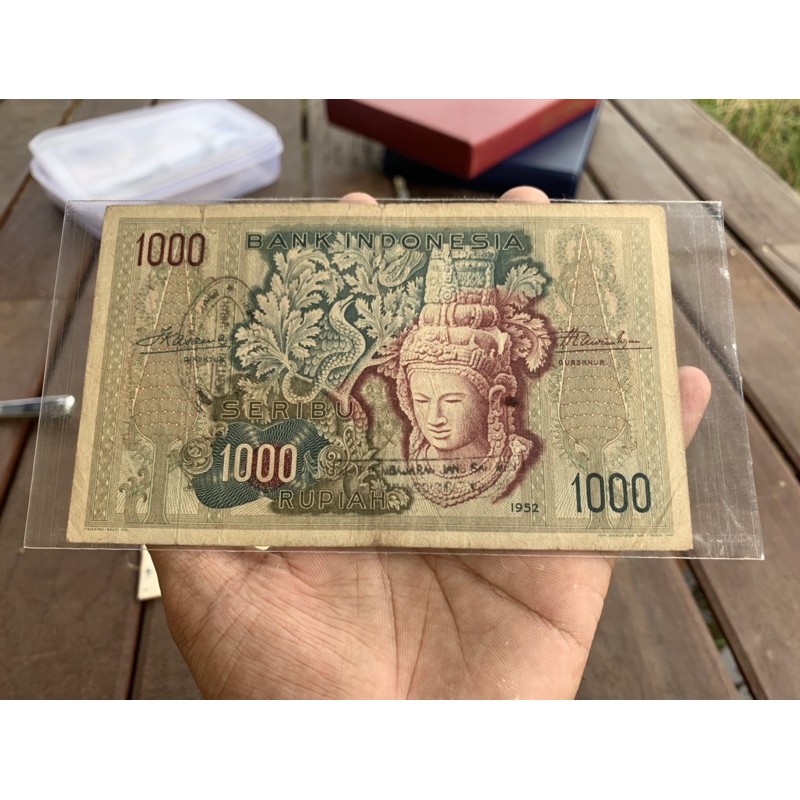 Uang Kuno 1000 Rupiah Budaya VF Ciamik 897